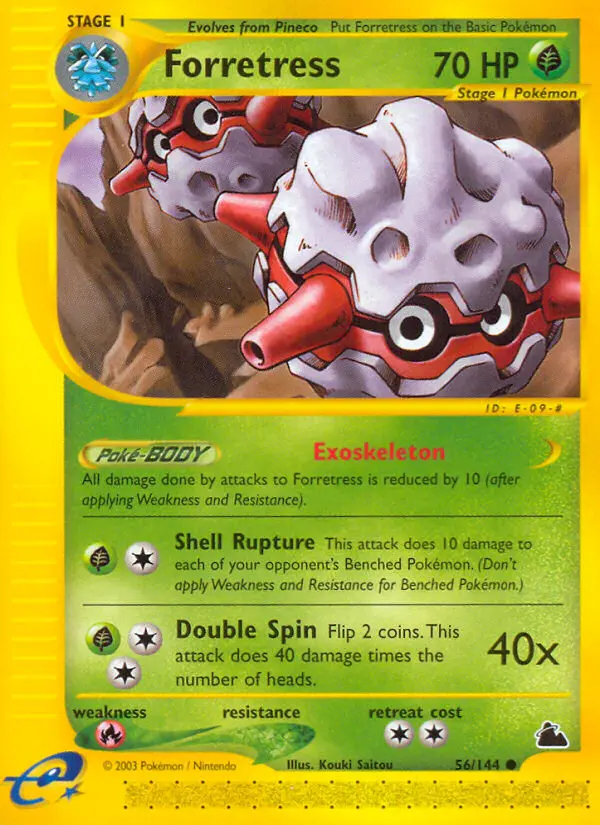 Carte Pokémon Foretress — Skyridge