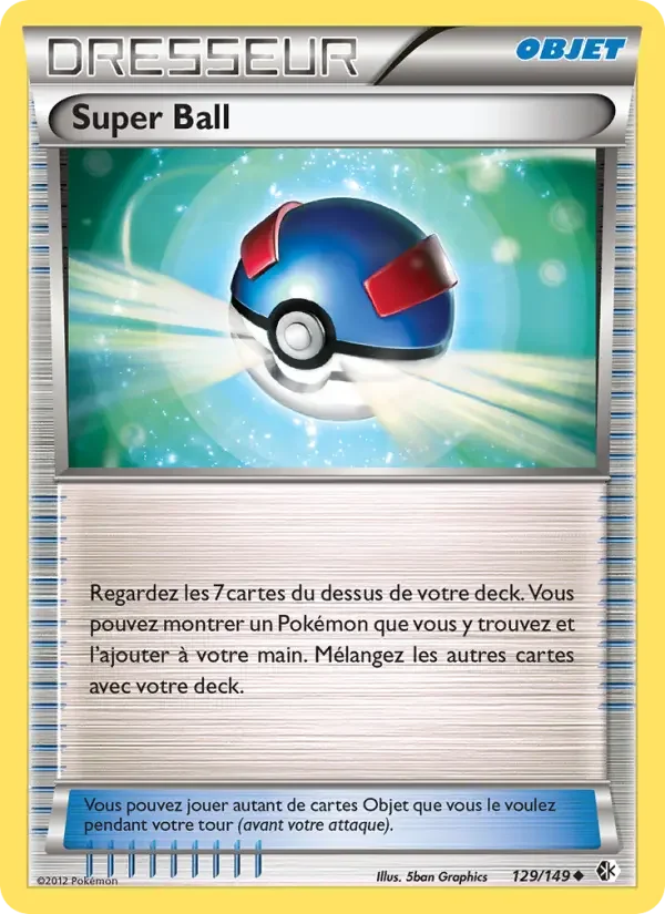 Carte Pokémon Super Ball — Frontières Franchies
