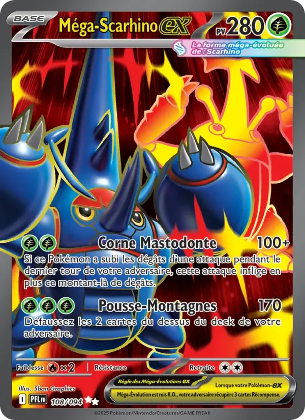 Carte Méga-Scarhino-ex