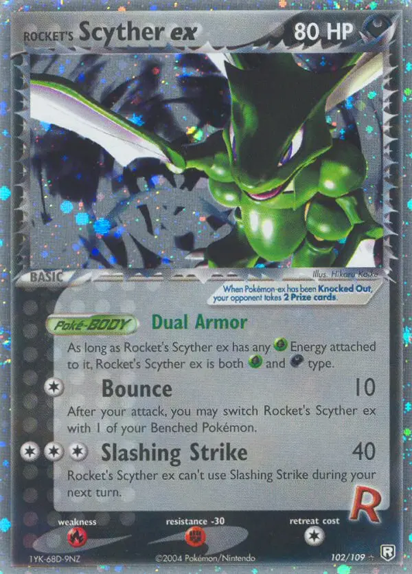 Carte Pokémon Rocket's Insécateur ex — EX Team Rocket Returns