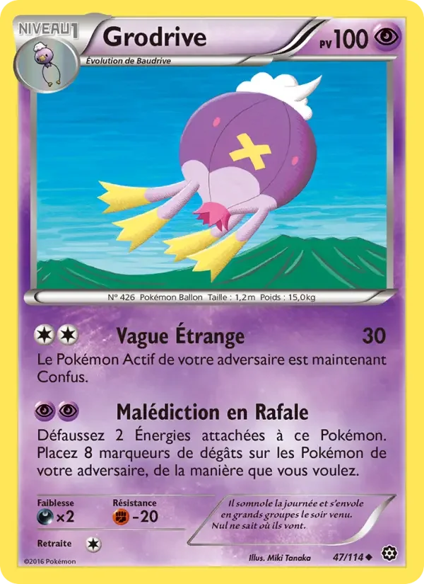 Carte Pokémon Grodrive — Offensive Vapeur