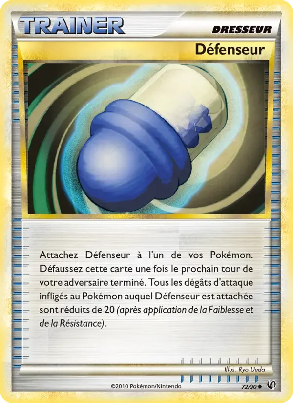 Carte Pokémon Défenseur — Indomptable