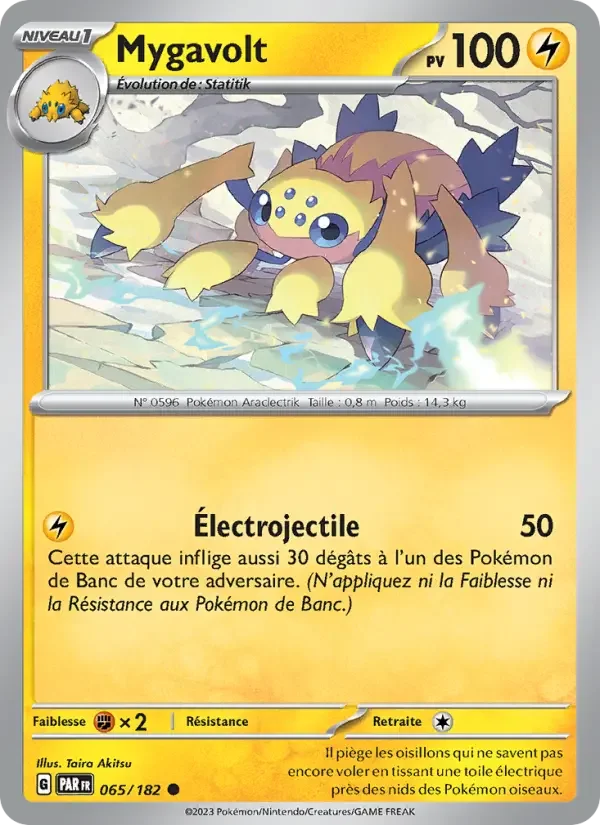 Carte Pokémon Mygavolt — Faille Paradoxe