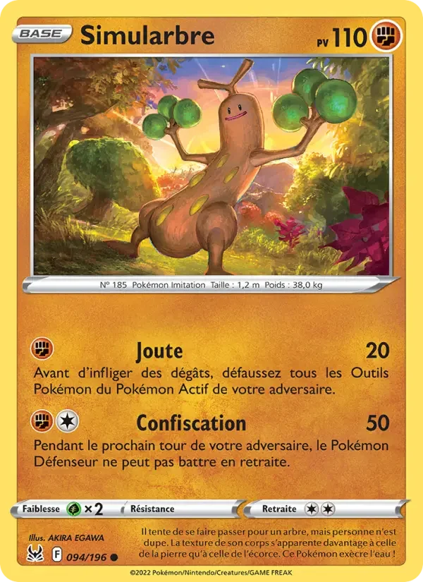 Carte Simularbre