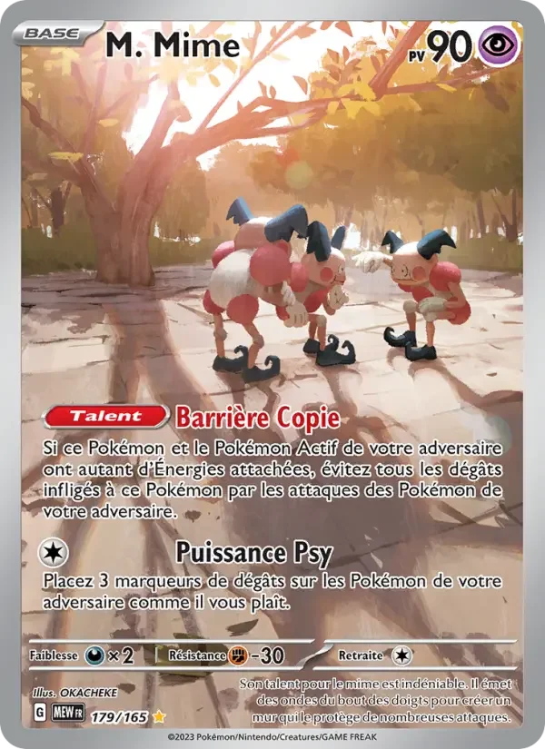 Carte Pokémon M. Mime — Pokémon 151