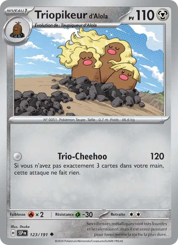 Carte Triopikeur d'Alola