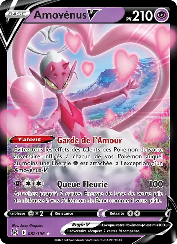 Carte Pokémon Amovénus V — Origine Perdue