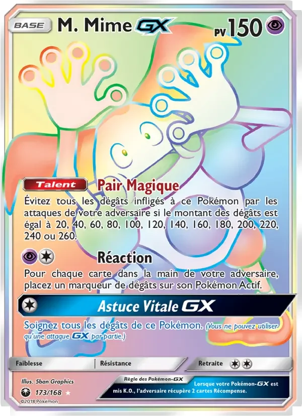 Carte M. Mime GX