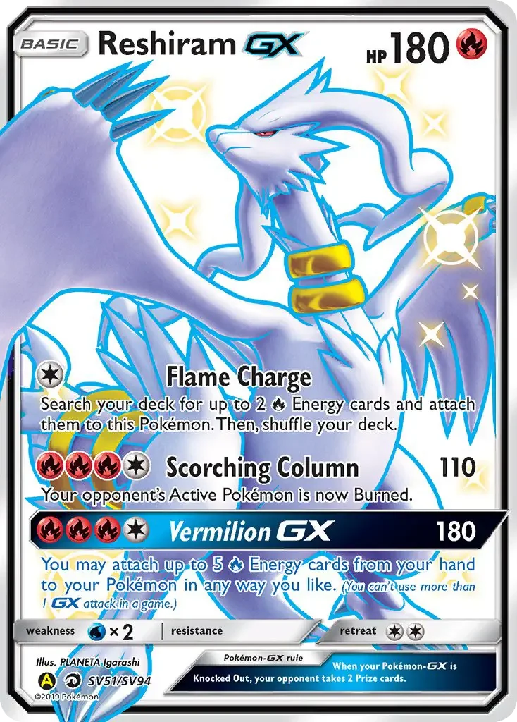 Carte Reshiram-GX