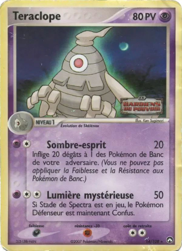 Carte Pokémon Teraclope — Gardiens du Pouvoir