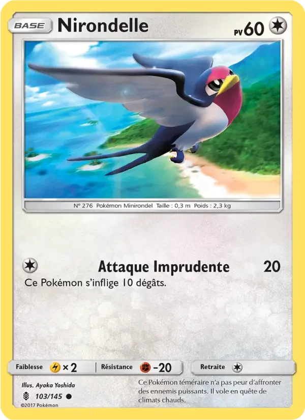 Carte Nirondelle