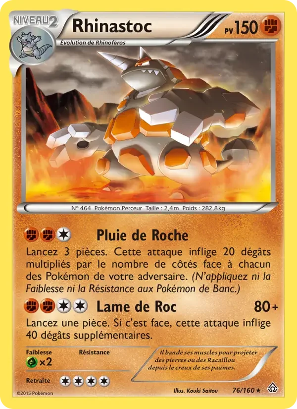 Carte Pokémon Rhinastoc — Primo-Choc
