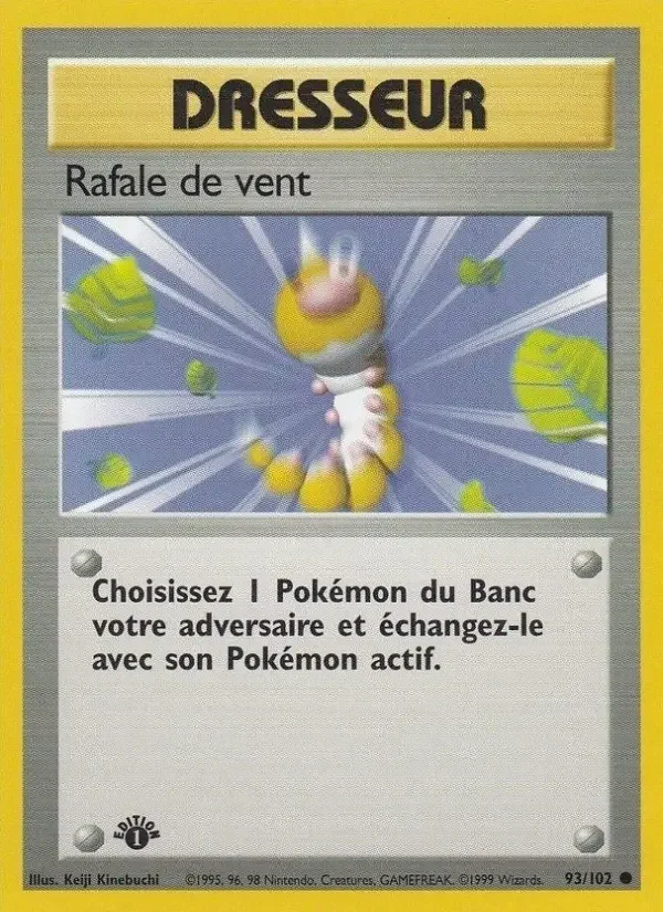 Carte Rafale de vent