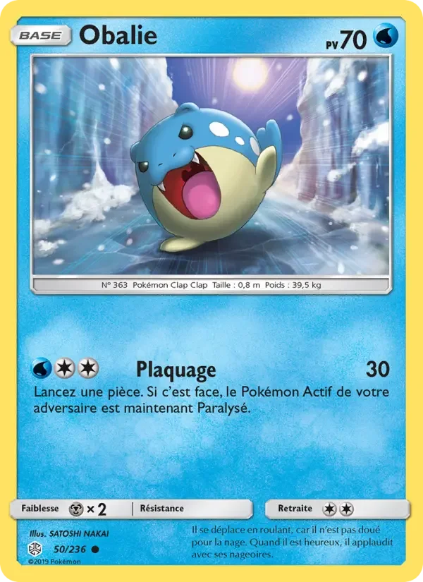 Carte Pokémon Obalie — Éclipse Cosmique