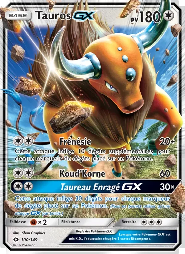 Carte Tauros GX