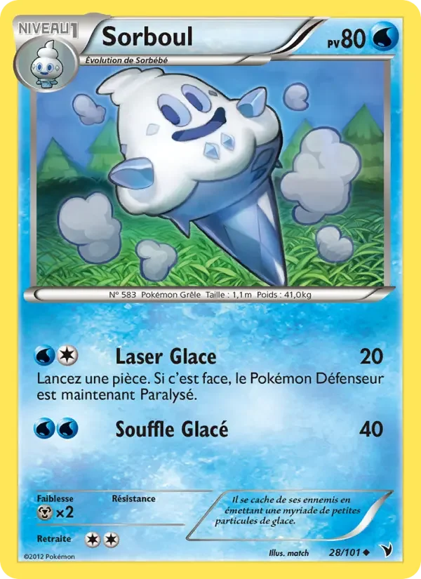 Carte Pokémon Sorboul — Nobles Victoires