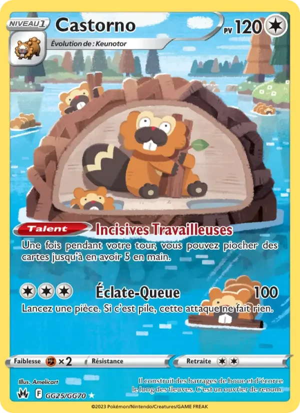 Carte Pokémon Castorno — Zénith Suprême