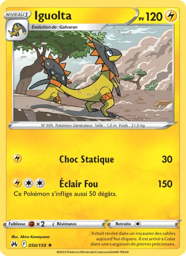 Carte Pokémon Iguolta — Zénith Suprême