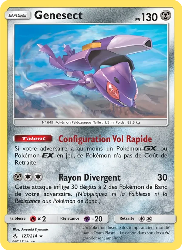Carte Pokémon Genesect — Alliance Infaillible