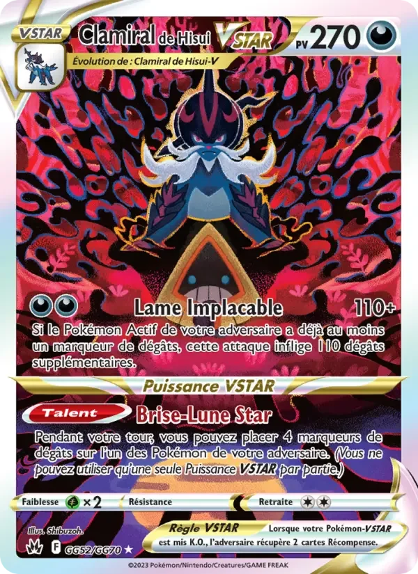 Carte Clamiral de Hisui VSTAR