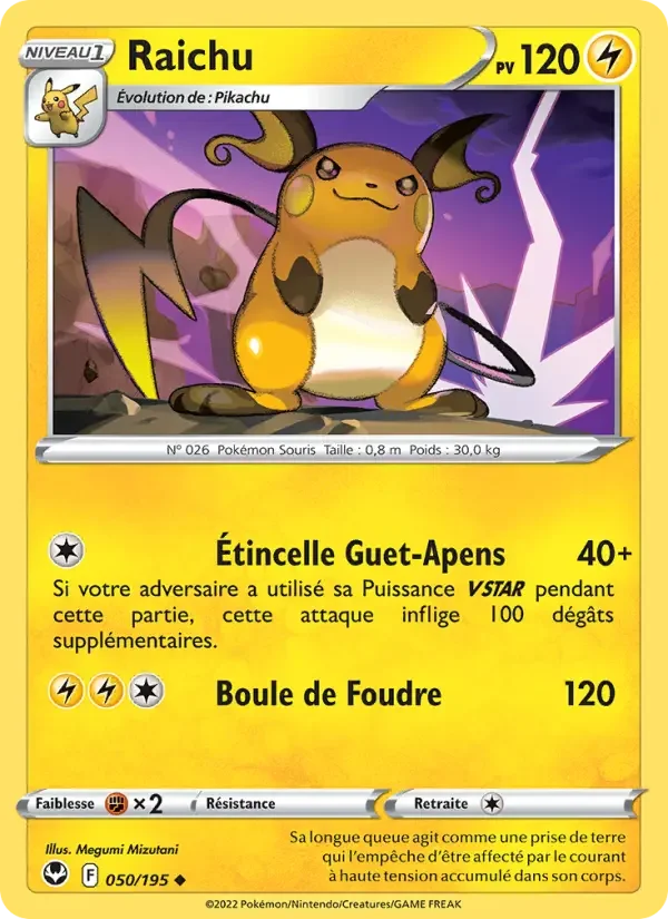 Carte Raichu