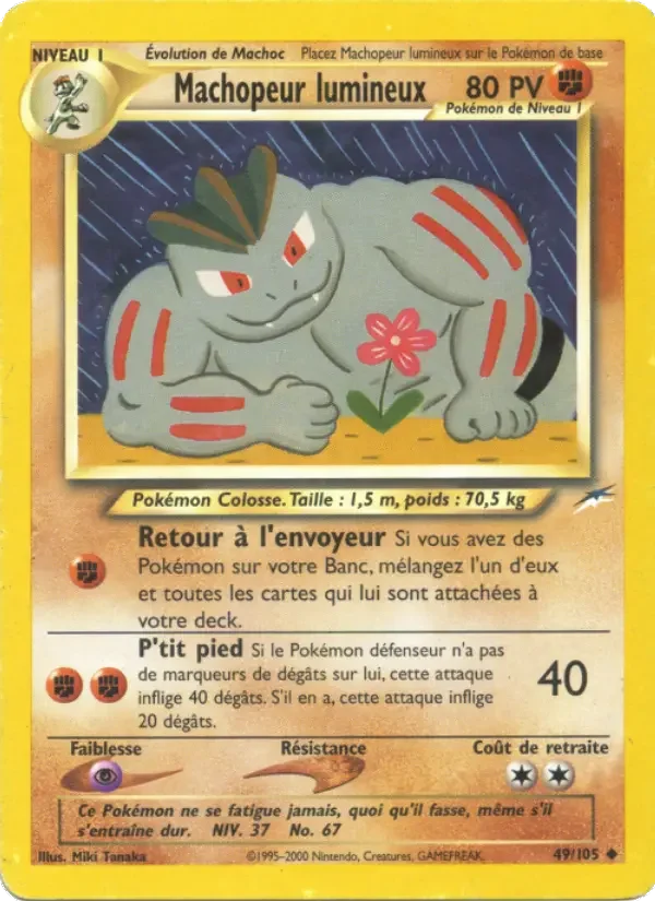 Carte Machopeur lumineux