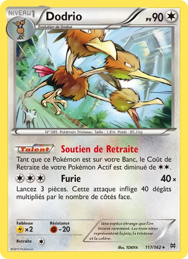 Carte Pokémon Dodrio — Impulsion TURBO
