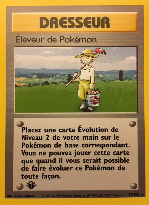 Carte Éleveur de Pokémon