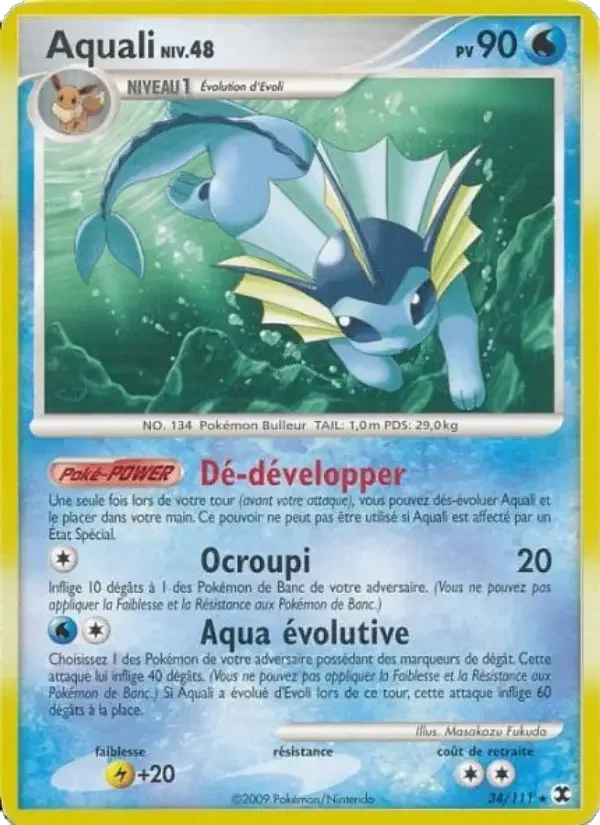 Carte Pokémon Aquali Niv. 48 — Rivaux Émergeants