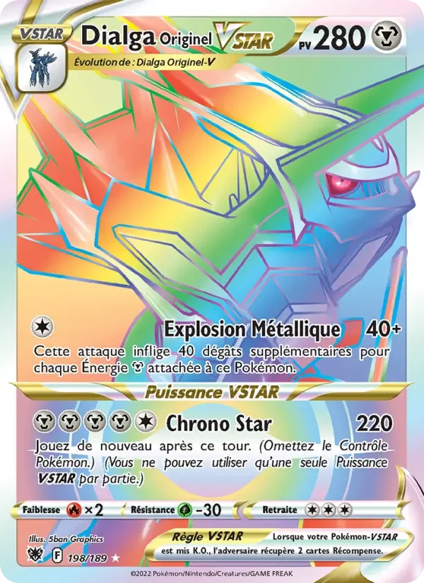 Carte Dialga Originel VSTAR