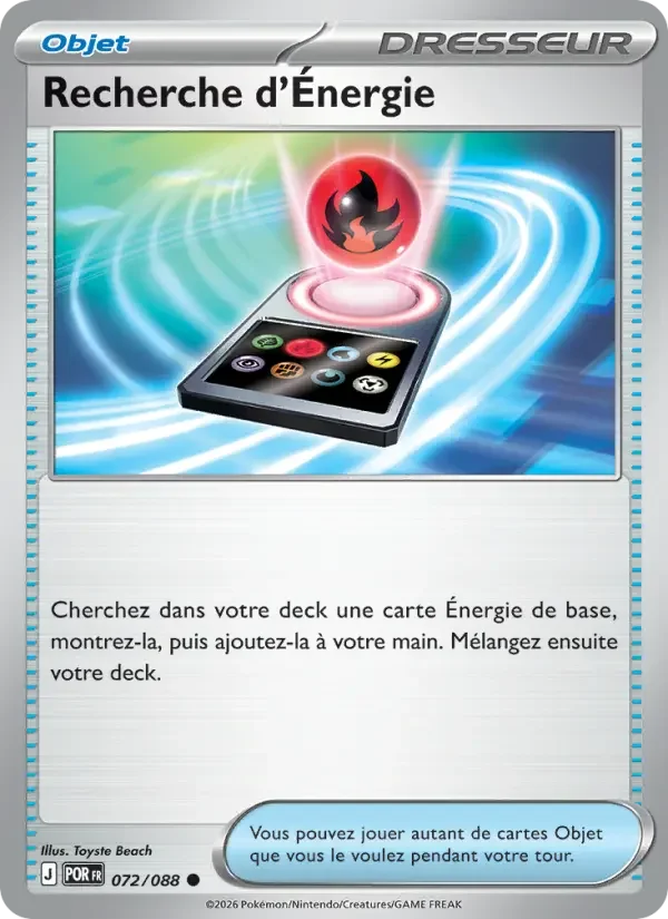 Carte Recherche d'Énergie