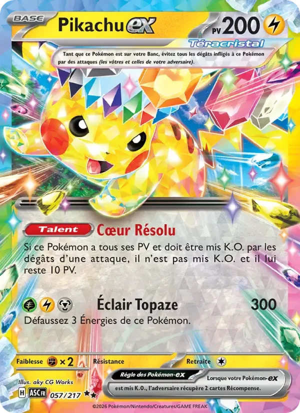Carte Pikachu-ex