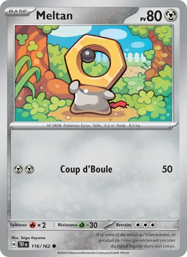 Carte Pokémon Meltan — Forces Temporelles