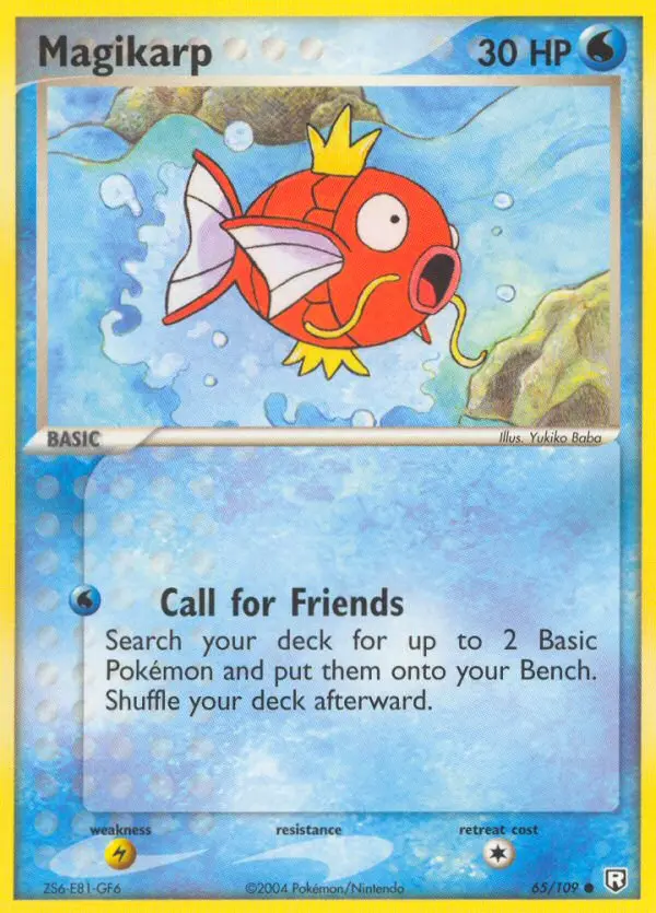Carte Pokémon Magicarpe — EX Team Rocket Returns
