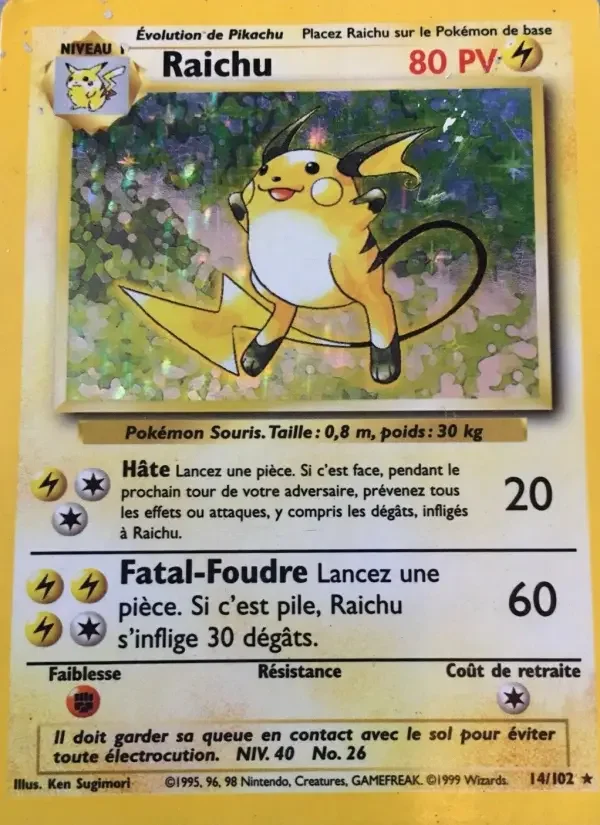 Carte Raichu