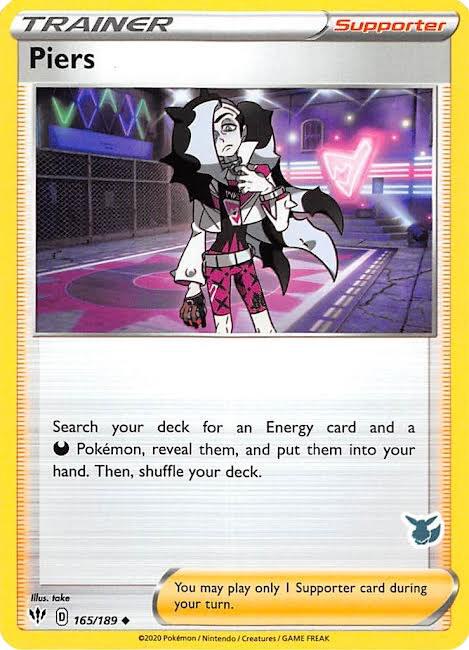 Carte Pokémon Peterson — Ténèbres Embrasées