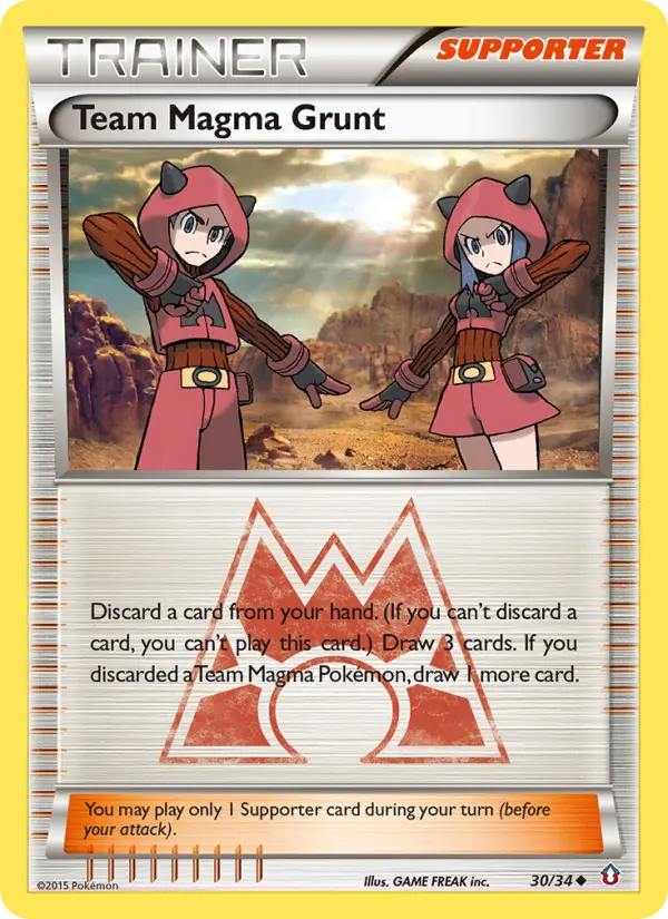 Carte Pokémon Team Magma Grunt — Promos X&Y