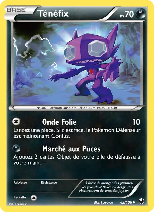 Carte Pokémon Ténéfix — Explorateurs Obscurs