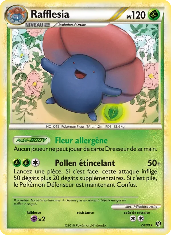 Carte Pokémon Rafflesia — Indomptable