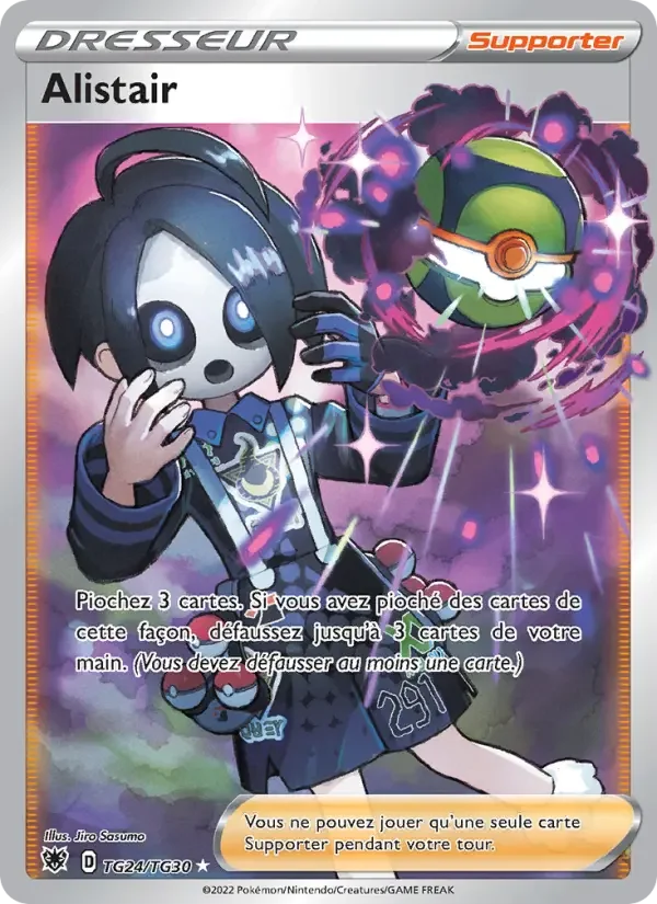 Carte Pokémon Alistair — Astres Radieux