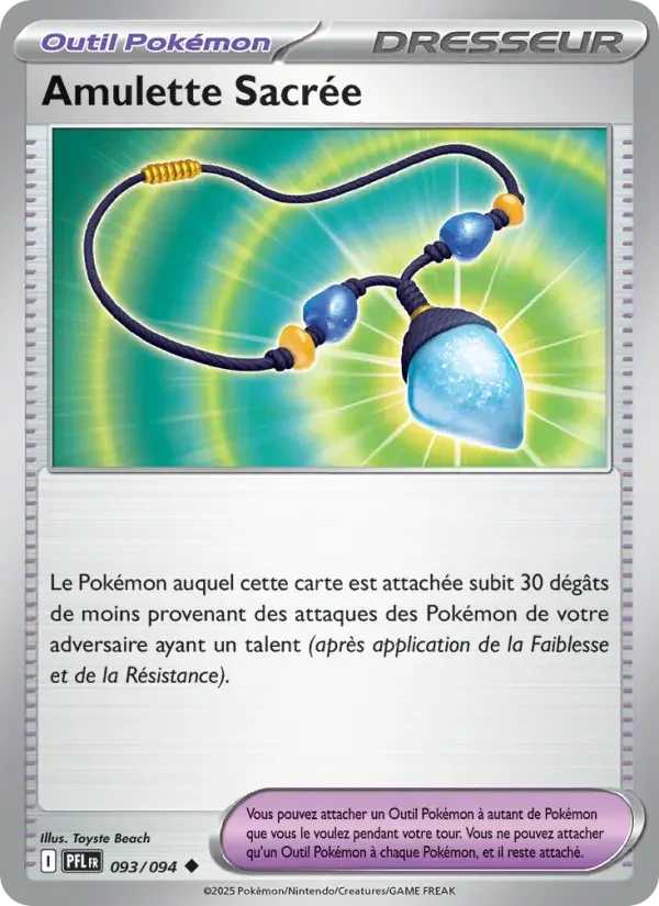 Carte Amulette Sacrée