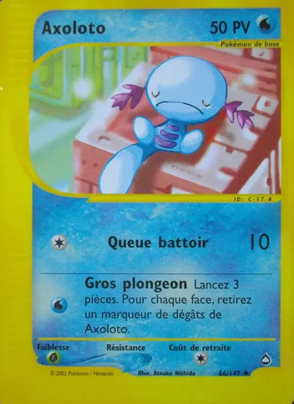 Carte Pokémon Axoloto — Aquapolis