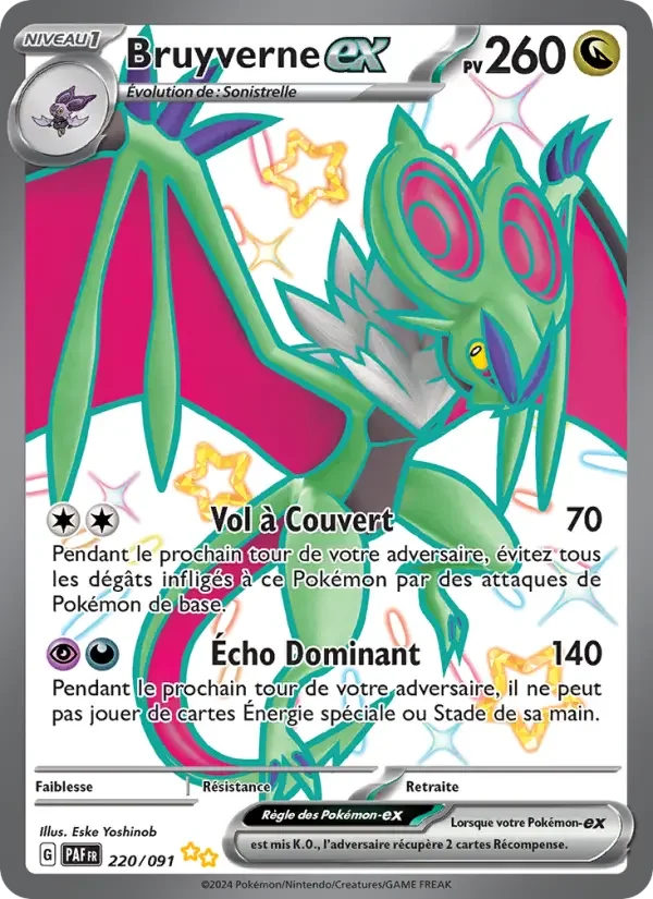 Carte Pokémon Bruyverne-ex — Destinées de Paldea