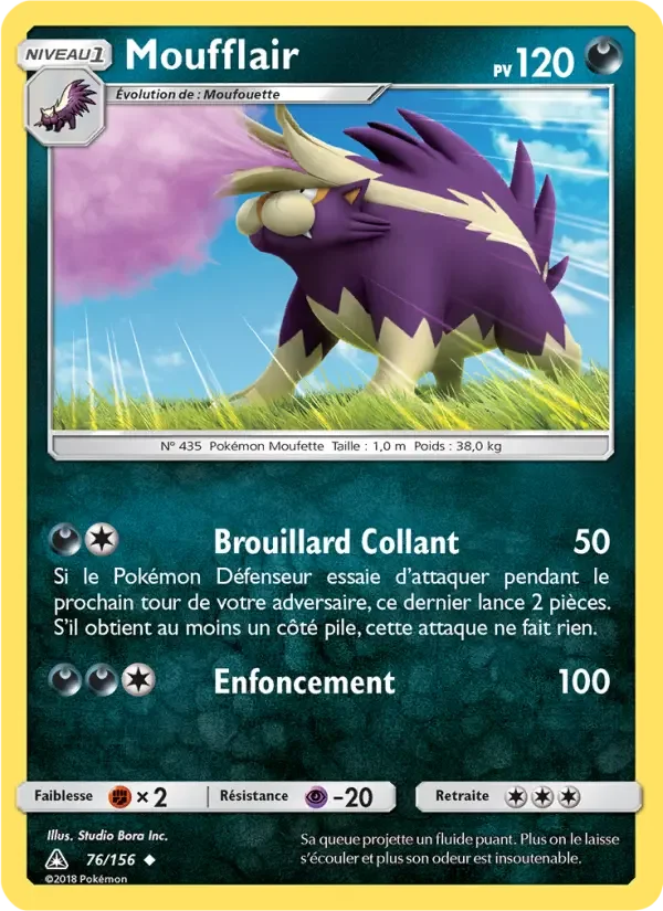 Carte Pokémon Moufflair — Ultra-Prisme