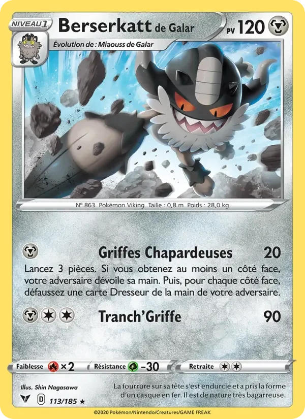 Carte Berserkatt de Galar