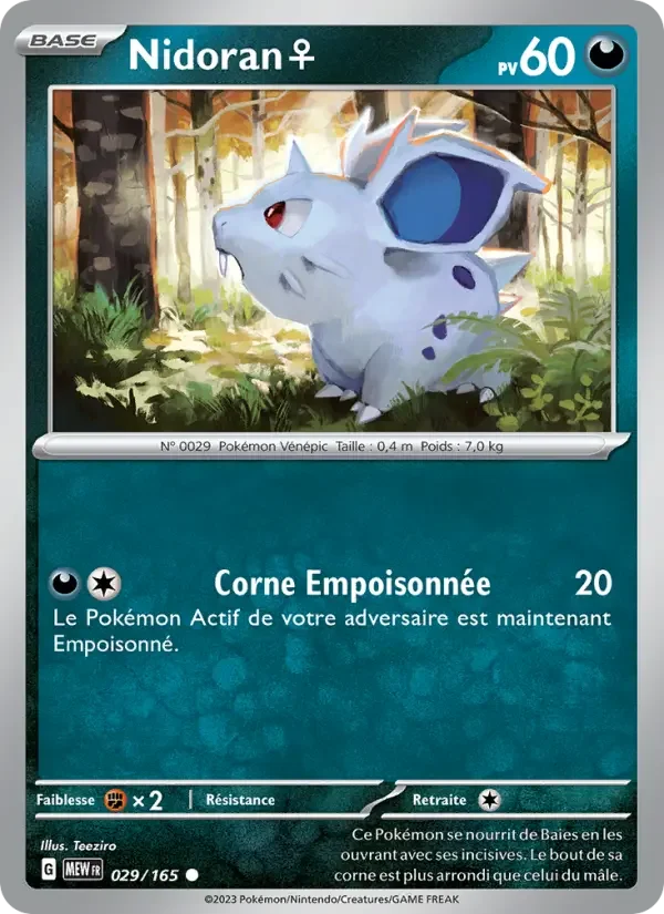 Carte Nidoran♀