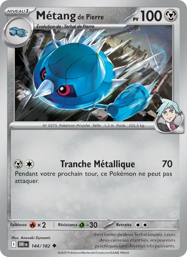 Carte Pokémon Métang de Pierre — Rivalités Destinées