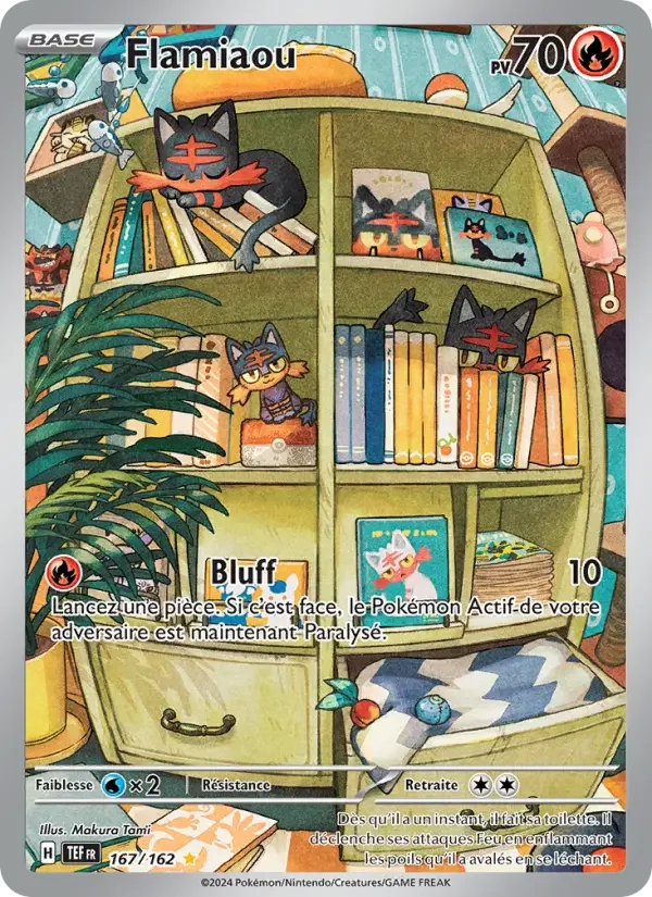Carte Pokémon Flamiaou — Forces Temporelles