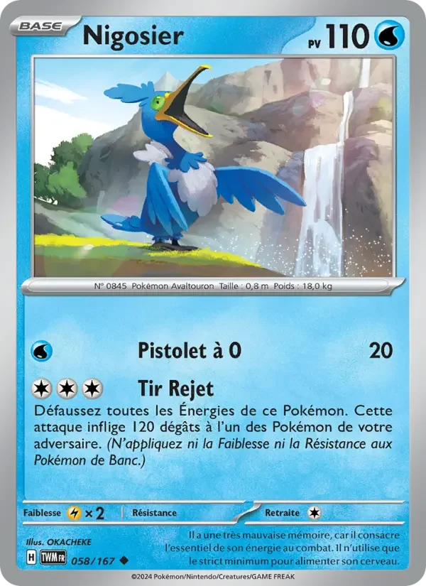 Carte Pokémon Nigosier — Mascarade Crépusculaire