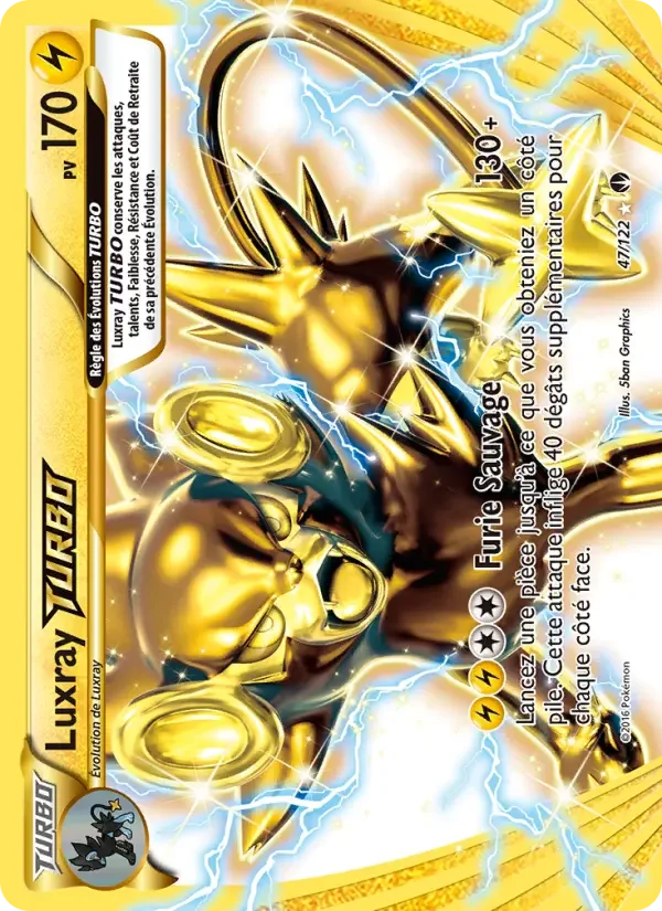 Carte Luxray TURBO